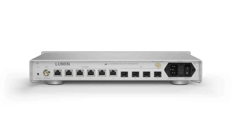 LUMIN N1 – SWITCH AUDIO RÉSEAU AVEC CONNEXIONS RJ45 ET FIBRE