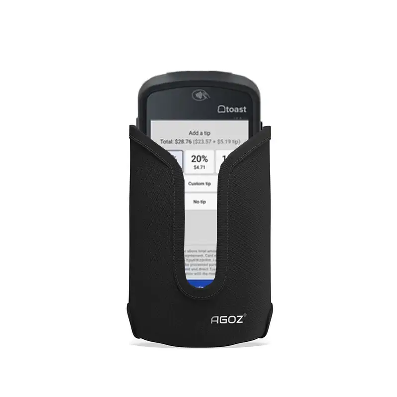 Étui POS robuste pour Toast Go 2 avec clip et passant de ceinture | Agoz