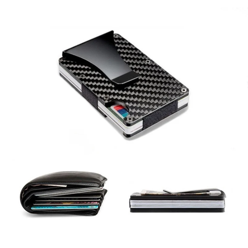Porte-cartes en aluminium