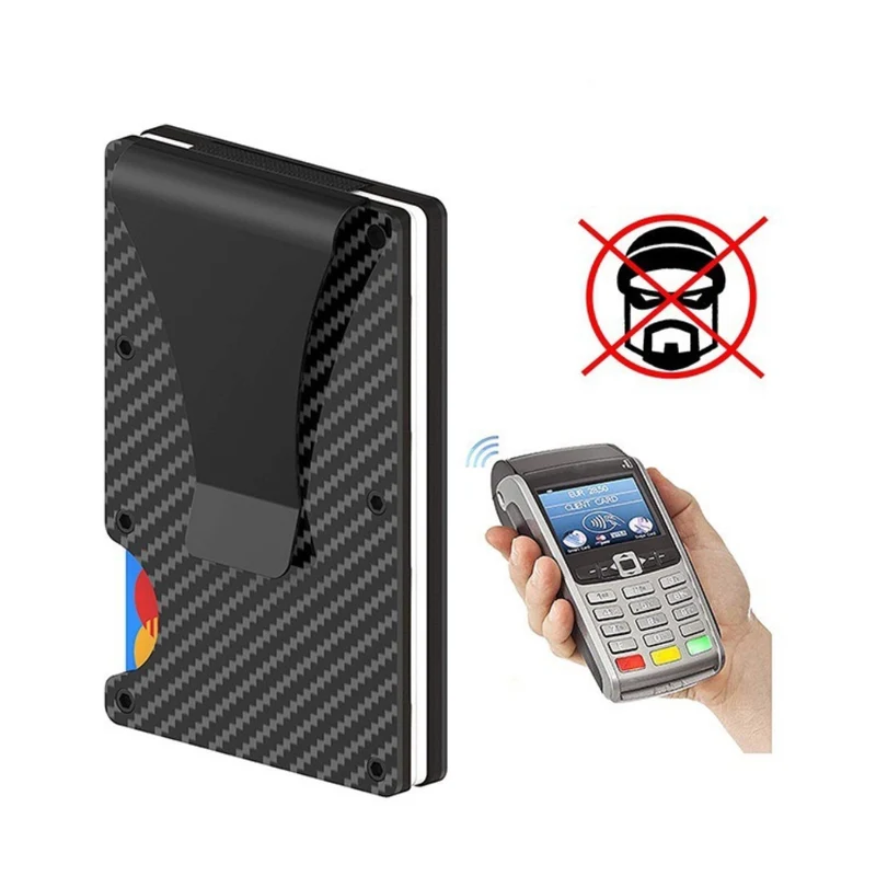 Porte-cartes en aluminium