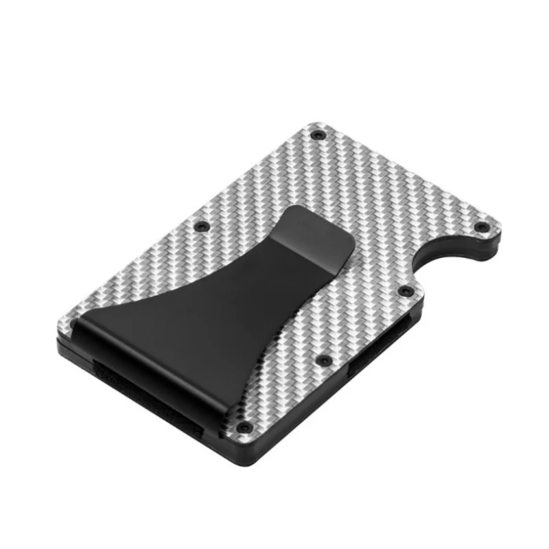 Porte-cartes en aluminium