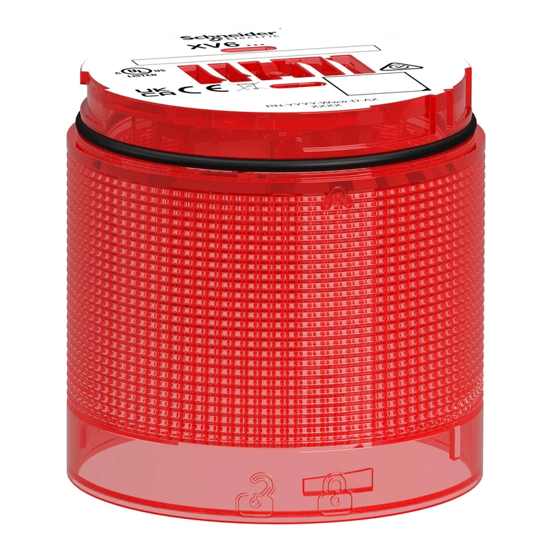 XV6 STEADY RED COLORED LENS