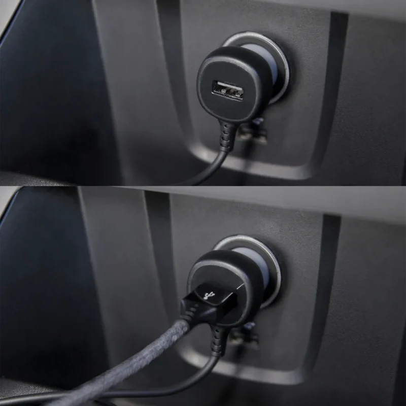 27W ULTRAFAST Dual Car Charger with USB-C Travel Cable
