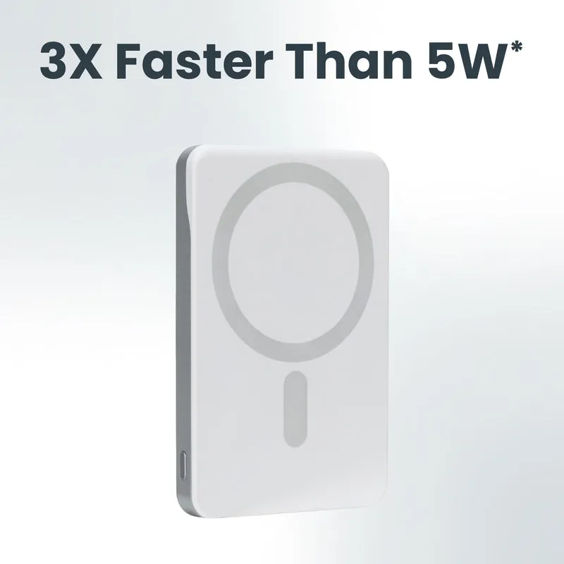 5K mAh Qi2 Wireless ULTRAFAST Portable Magnetic Battery