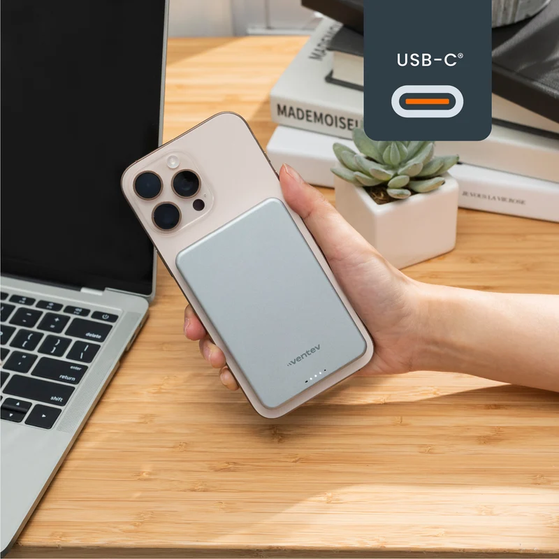 5K mAh Qi2 Wireless ULTRAFAST Portable Magnetic Battery
