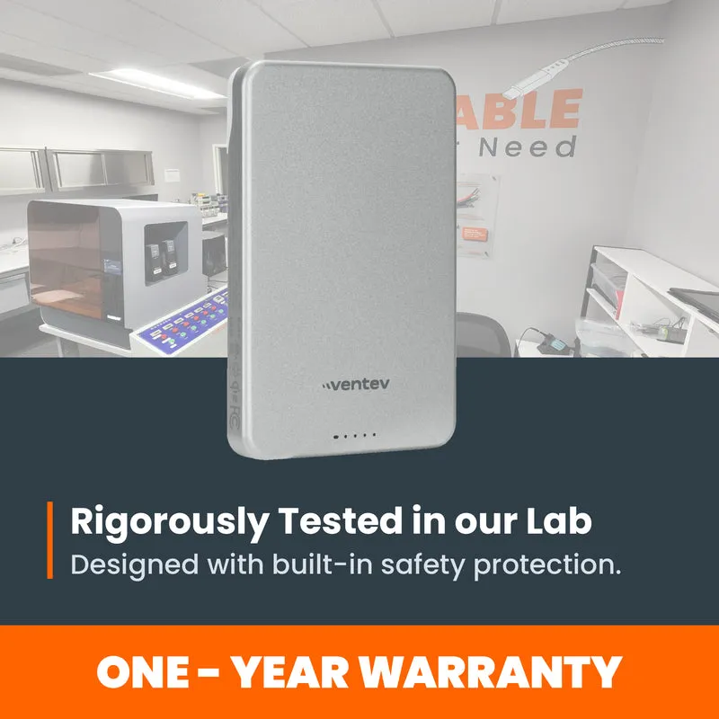 5K mAh Qi2 Wireless ULTRAFAST Portable Magnetic Battery