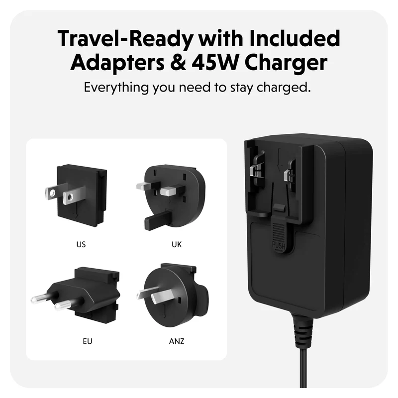 HyperJuice Next Qi2 4-en-1 Support de charge magnétique