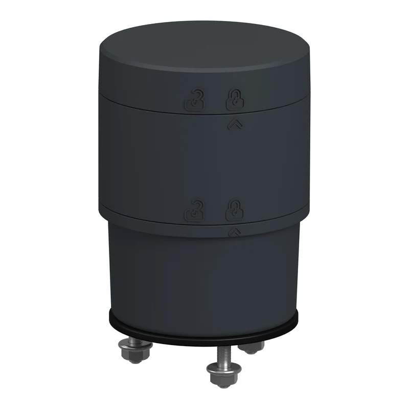 HARMONY XV6 MODULAR TOWER LIGHT, 60 MM, 24 VAC/DC, 3-PIN ADAPTER