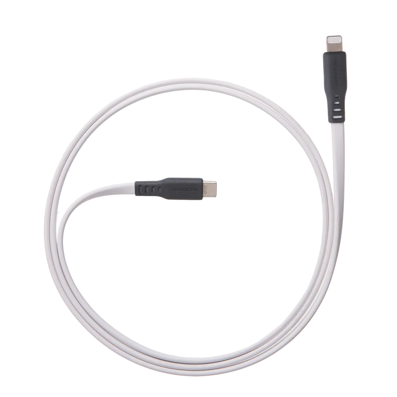 Flat USB C to Apple Lightning High Speed Tangle-Free 3 Foot Cable