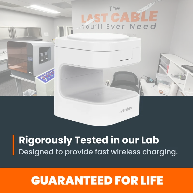15W ULTRAFAST Qi2 Wireless 2 in 1 Cube
