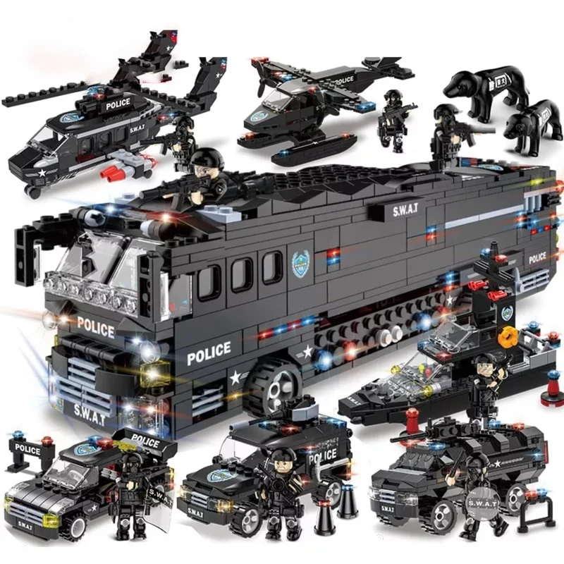 Set de briques SWAT Team 1014 pièces