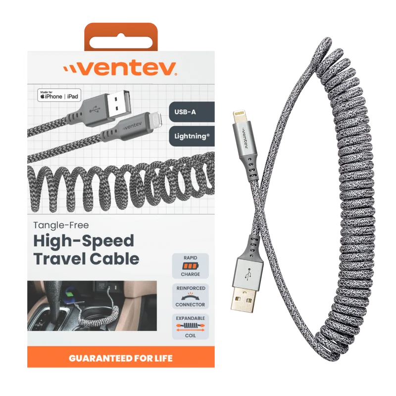 Helix USB-A to Apple Lightning High Speed Travel 3 Foot Cable
