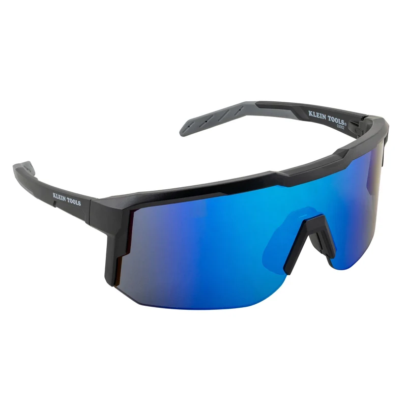 Polarized Blade Safety Glasses, Blue Lens - 03002