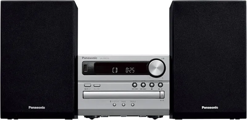 Panasonic SC-PM250 | Mini-chaîne avec CD et Bluetooth