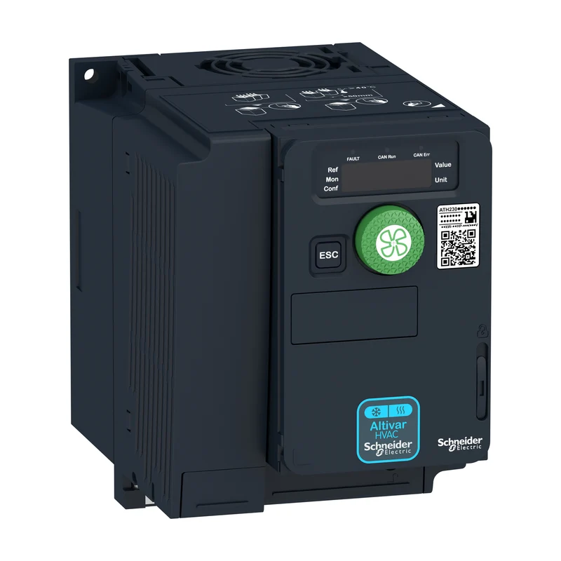 Variable speed drive, Altivar HVAC ATH200/ATH230, 1.5kW, 200–240V, 3 phase, IP20