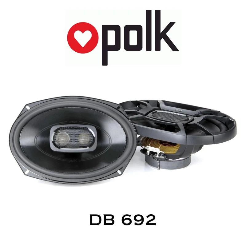 Polk Audio DB 692 | Haut-parleurs 3 voies pour voiture série DB+ 6"x9" (paire)