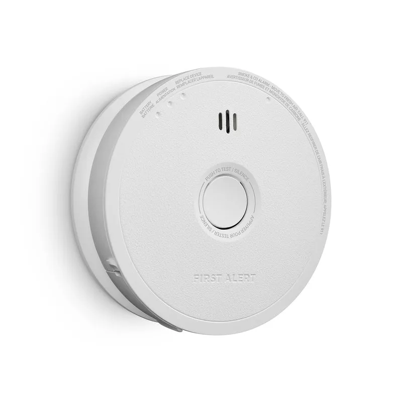 Hardwire Smoke & Carbon Monoxide Alarm with AA (9V) Battery Backup SC6W01A