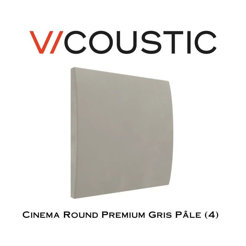 Vicoustic Cinema Round Premium | Panneaux d'absortion (4 Unités)