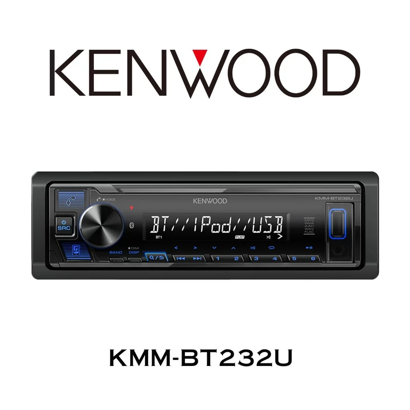 KENWOOD KMM-BT232U | Radio d'auto avec Bluetooth