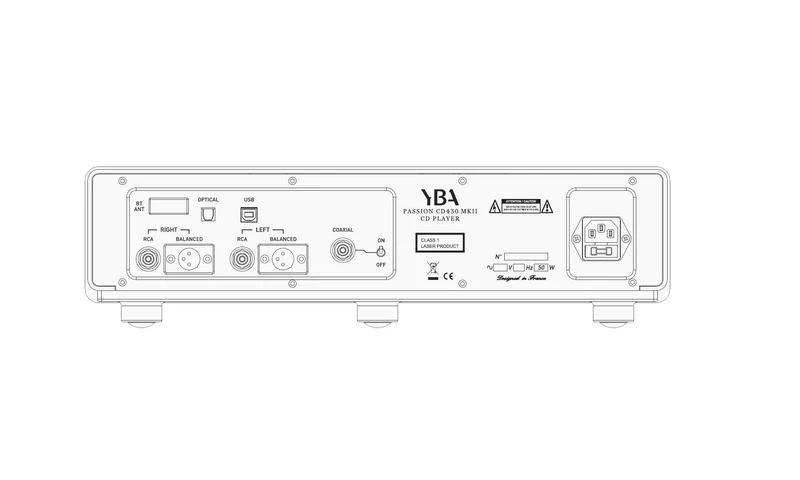 YBA LECTEUR CD HAUT DE GAMME / PASSION CD 430 MKII
