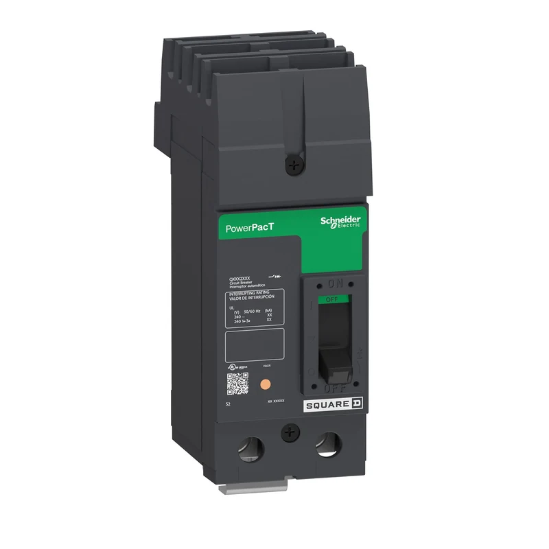 Circuit Breaker, PowerPacT Q, 80A, 2 Pole, 240VAC, 65kA, I-Line, Thermal Magnetic, 80%, AC