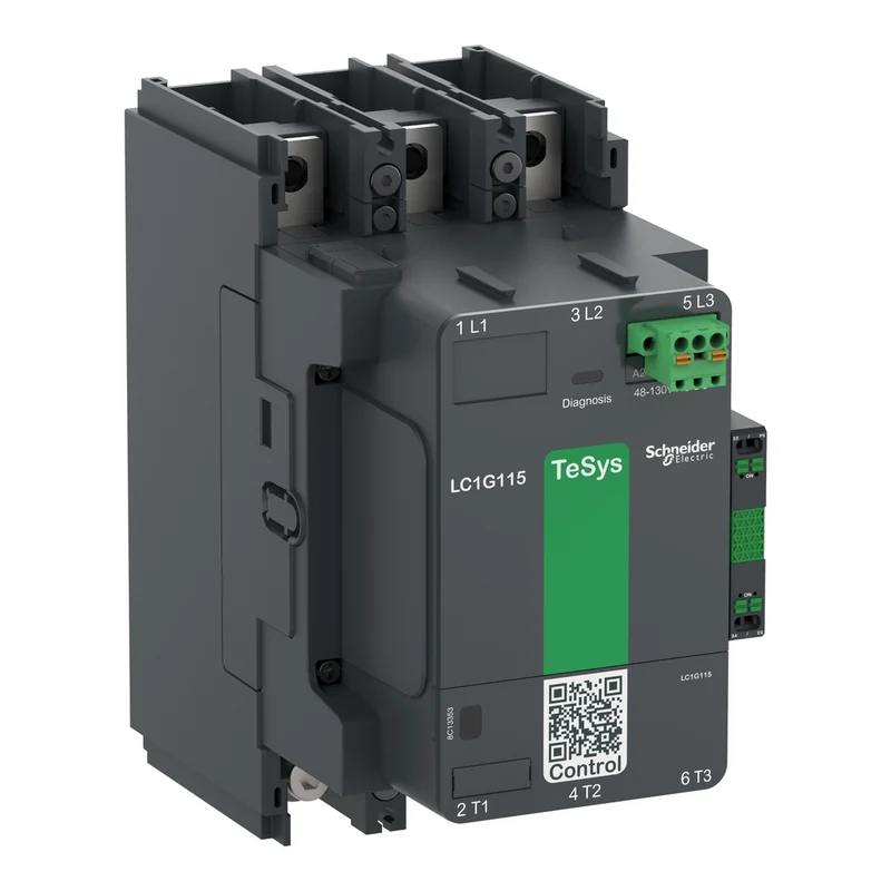 Contactor, High Power, TeSys Giga, Standard Version, 3 Pole/NO, AC-3 <=440V 150A, 48-130VAC/DC Coil
