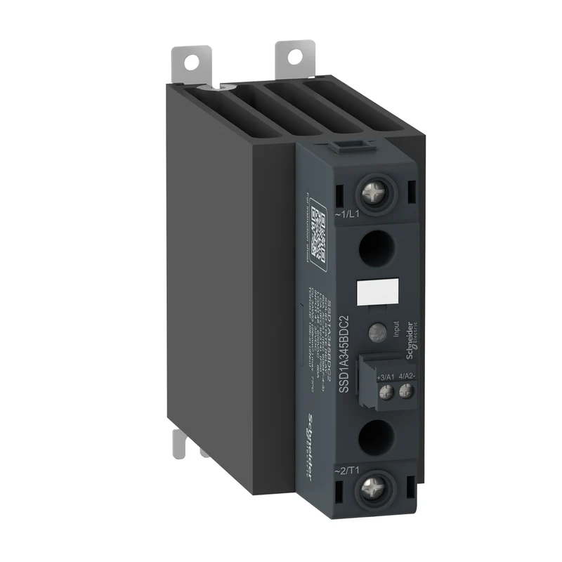 Single Phase Panel, Harmony Solid State Relays, 45A, DIN Rail Mount, Zero Voltage Switching, Input 90...280 V AC DC, Output 48...600 V AC