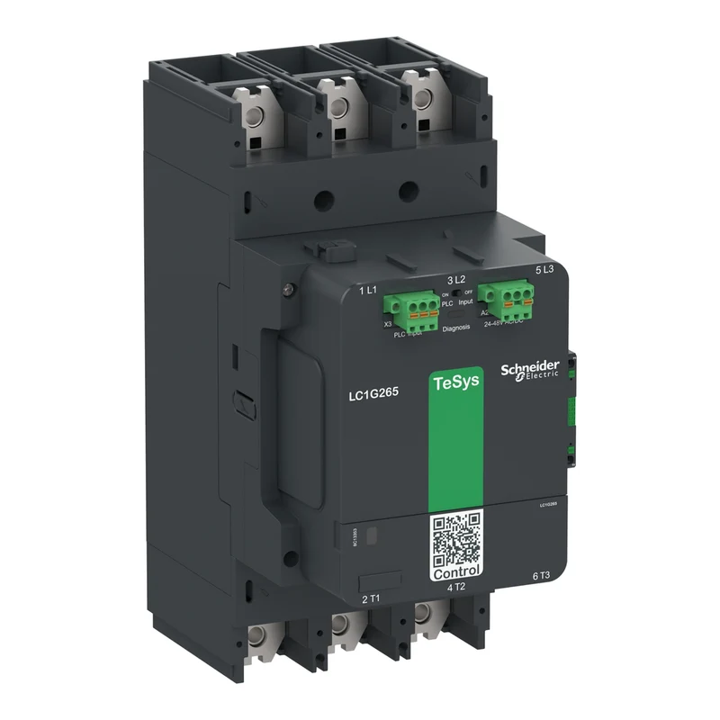 Contactor, High Power, TeSys Giga, Advanced Version, 3 Pole/NO, AC-3 <=440V 500A, 200-500VAC/DC Coil