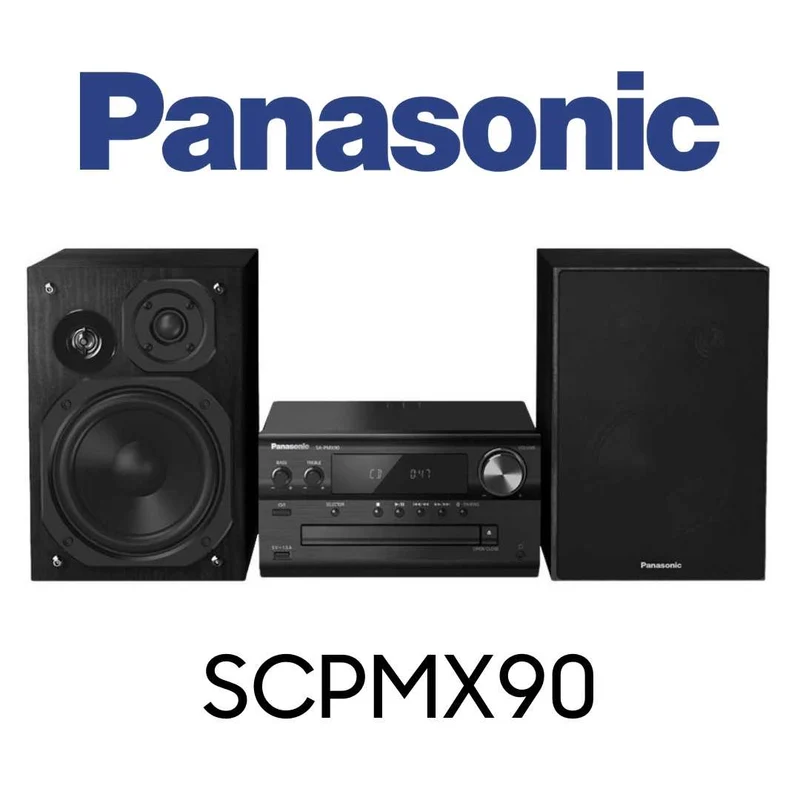 Panasonic SCPMX90 - Mini-chaîne stéréo Bluetooth permet une expérience d'écoute plus riche que jamais!