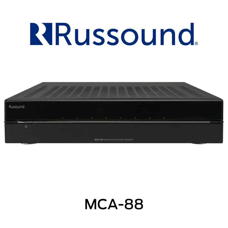Russound MCA88 - Amplificateur multizones pour les systèmes Russound. 8 sources/6 zones amplifiées @ 40W