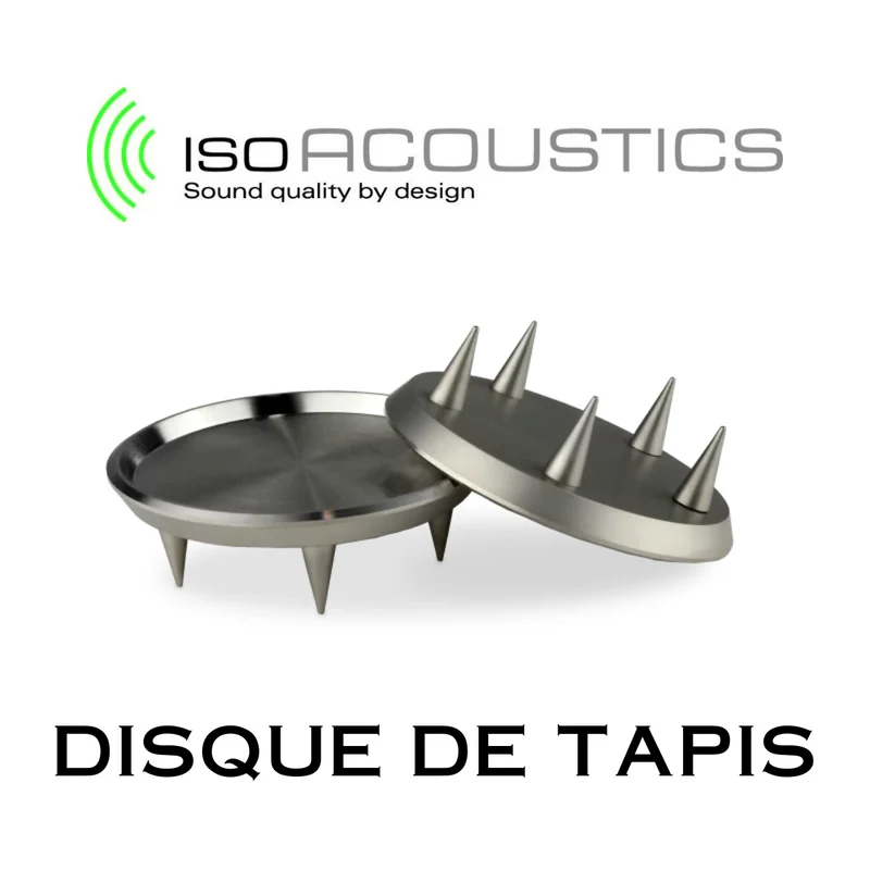 IsoAcoustics GAICARSPI - Disques de tapis associés à vos GAIA (4 unités)
