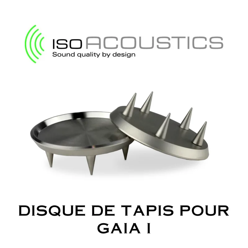 IsoAcoustics GAICARSPI - Disques de tapis associés à vos GAIA (4 unités)
