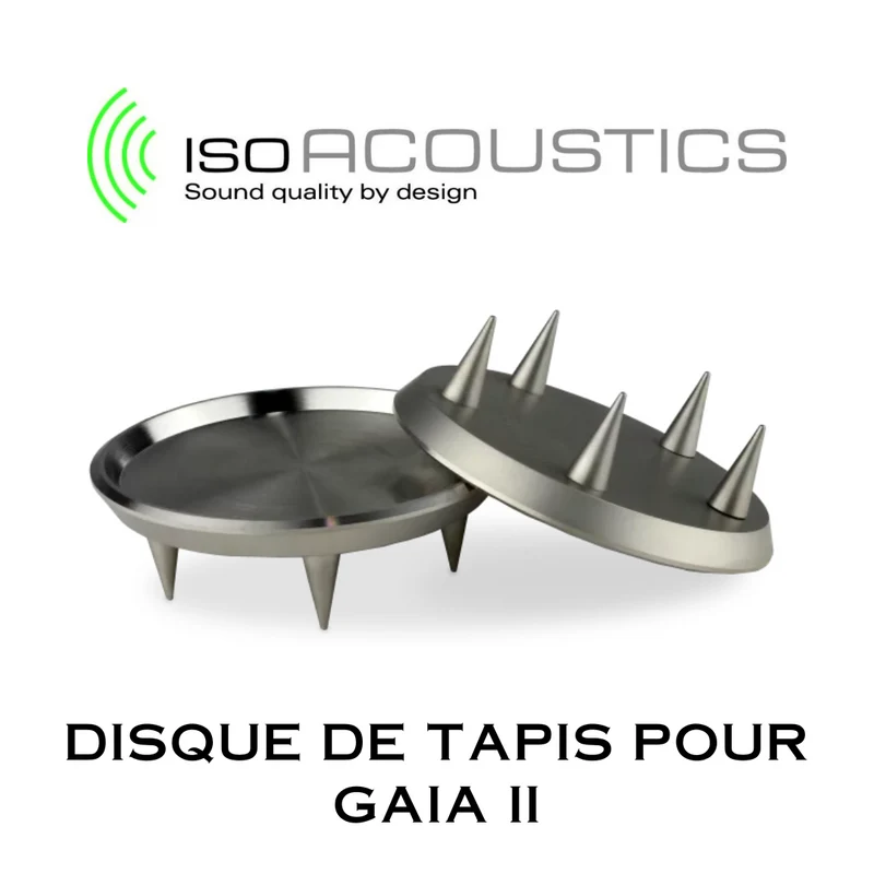 IsoAcoustics GAICARSPI - Disques de tapis associés à vos GAIA (4 unités)