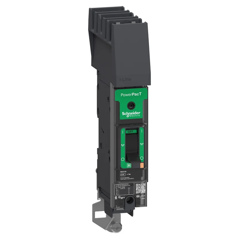 Circuit Breaker, PowerPacT B, 15A, 1 Pole, 480Y/277VAC, 35kA, I-Line, Thermal Magnetic, 80%, B