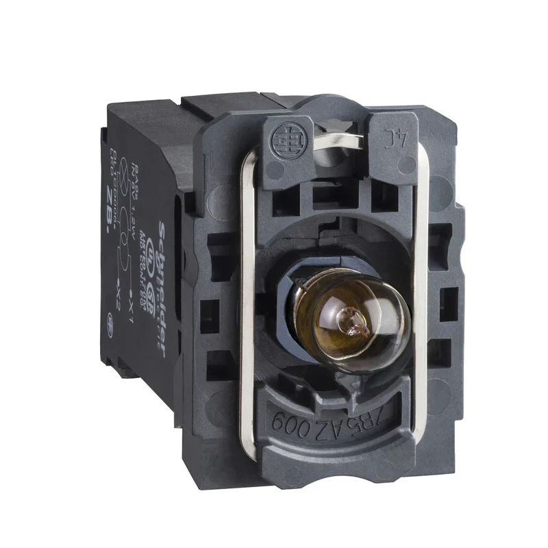 Light Block With Body Fixing Collar, Harmony XB5, Plastic, With BA9s Bulb, 230...240V AC