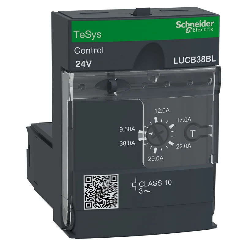 Advanced Control Unit, TeSys Ultra, 3P, 9.5 To 38A, 690VAC, Protection & Diagnostic, Class 10, 24VDC Coil