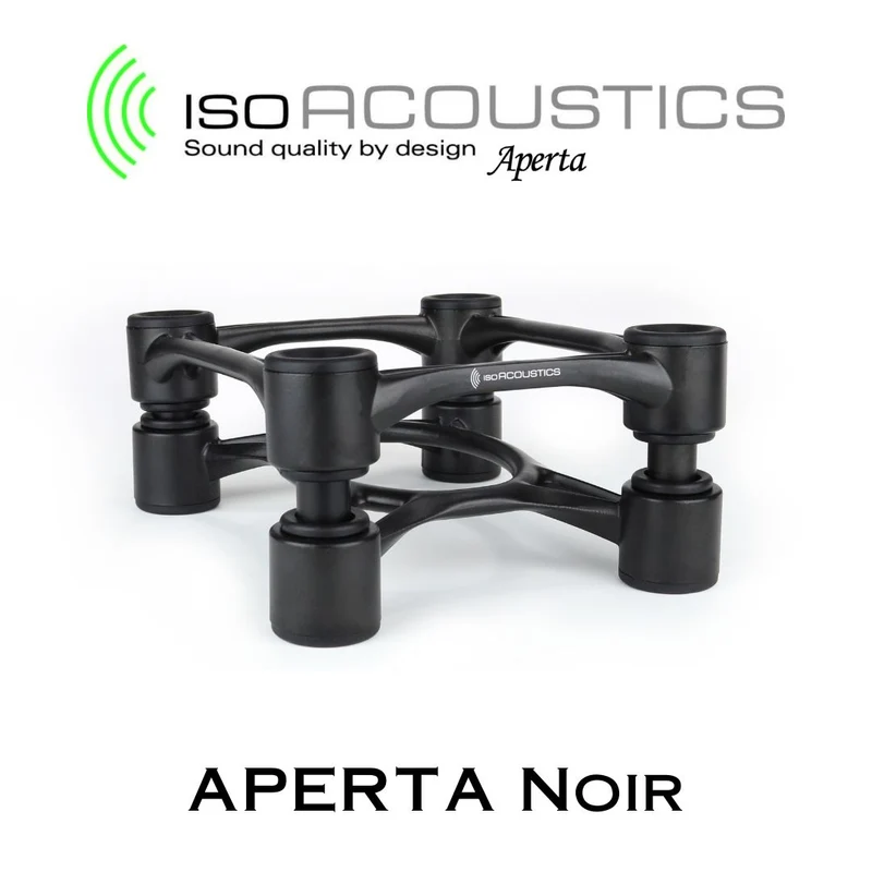 IsoAcoustics Aperta - Supports isolateurs inclinables pour enceintes acoustiques 35lb (paire)