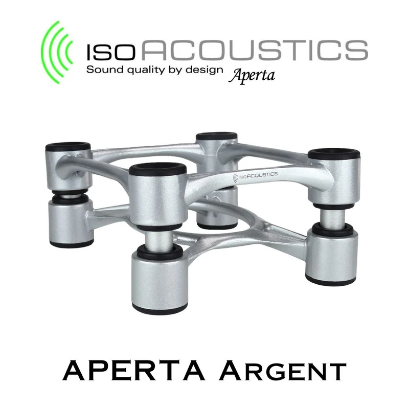 IsoAcoustics Aperta - Supports isolateurs inclinables pour enceintes acoustiques 35lb (paire)
