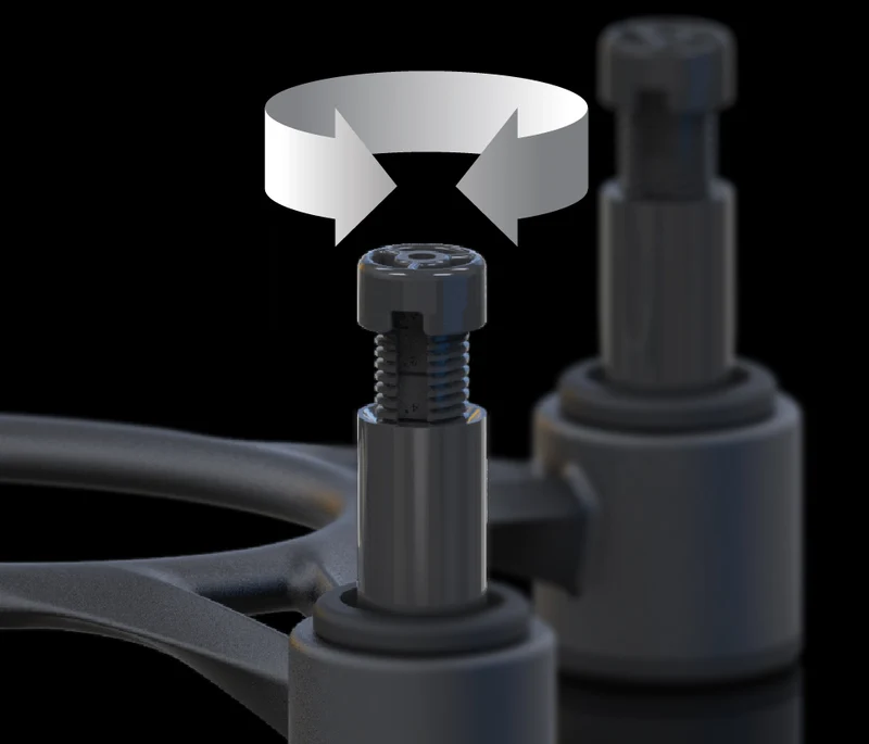 IsoAcoustics Aperta200 - Supports isolateurs inclinables pour enceintes acoustiques 75lb (paire)