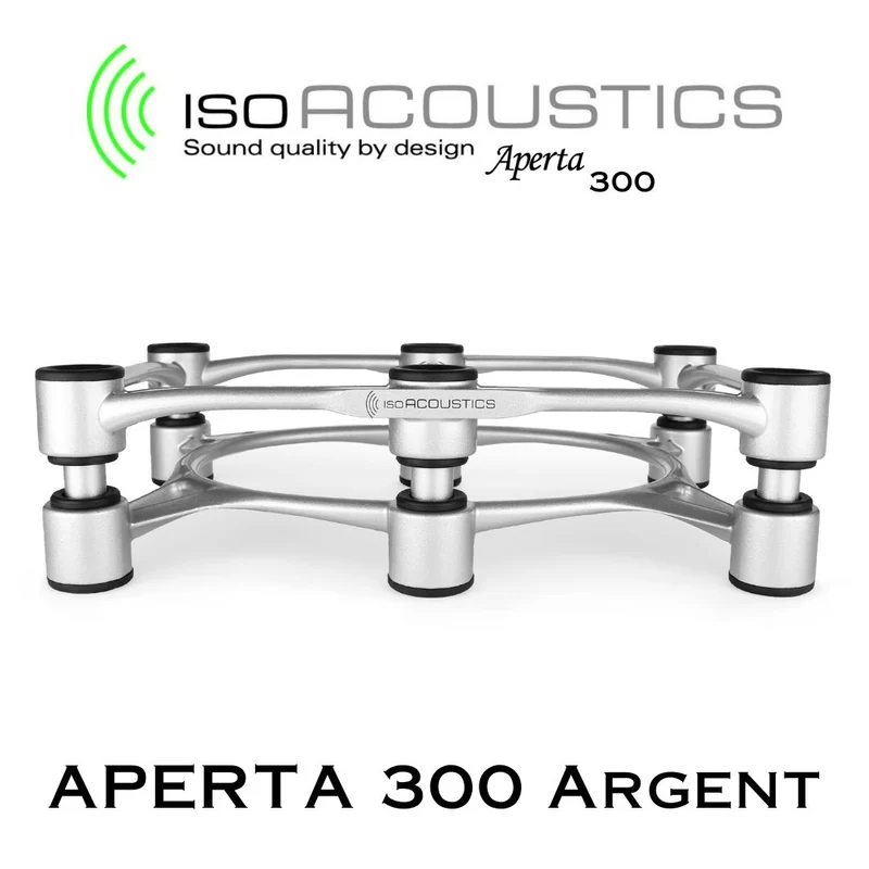 IsoAcoustics Aperta 300 - Supports isolateurs inclinables pour enceintes acoustiques 60lb (Unité)