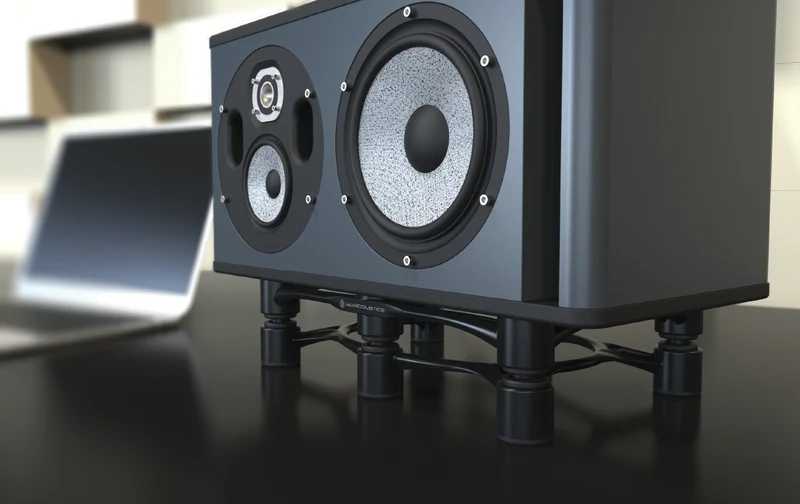 IsoAcoustics Aperta 300 - Supports isolateurs inclinables pour enceintes acoustiques 60lb (Unité)