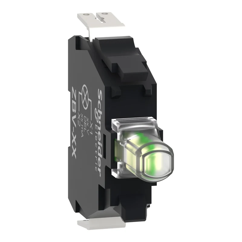 Light Block, Harmony XB4, Harmony XB5, 22mm, Fast On Connection, Universal LED, 1NO, 12V AC DC