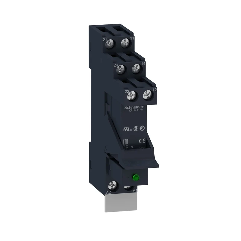 Interface Plug-In Relay, Harmony Electromechanical Relays, Pre-Assembled, 16A, 1CO, With LED, 230V AC