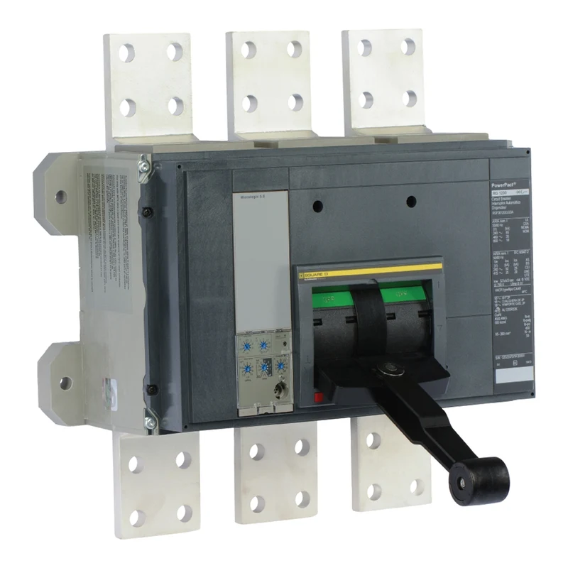Circuit Breaker, PowerPacT R, 2000A, 3 Pole, 600VAC, 18kA, Busbar, Micrologic 5.0, 100%