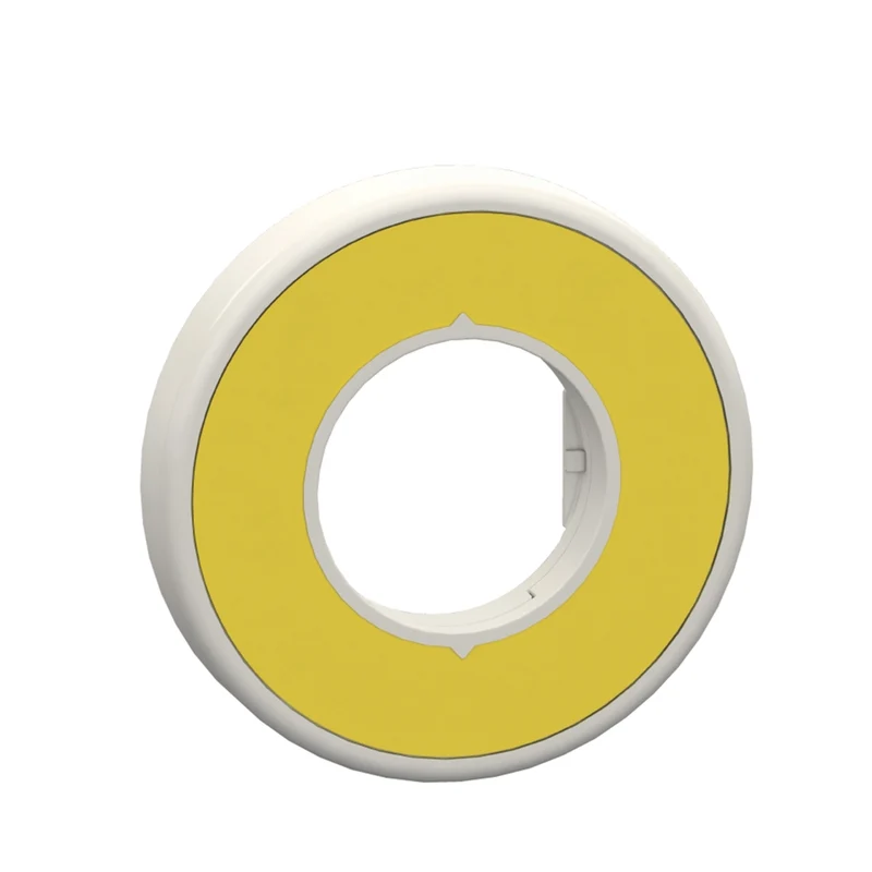 ILLUMINATED LEGEND RING 120V 1 COLOR RED FIXED LED UNMARKED YELLOW LABEL