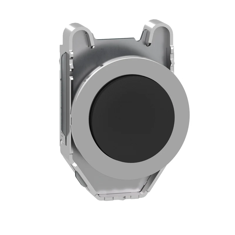 Head For Non Illuminated Push Button, Harmony XB4, Flush Mounted Black Projecting Pushbutton