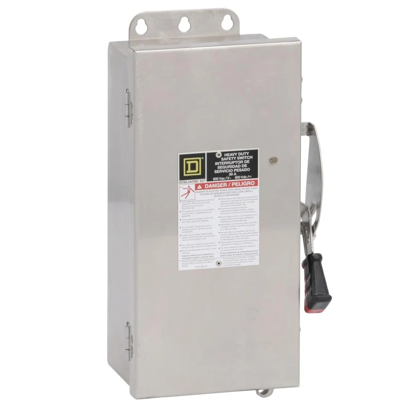 SW NOT FUSIBLE HD 600V 60A 6P NEMA4 4X 5