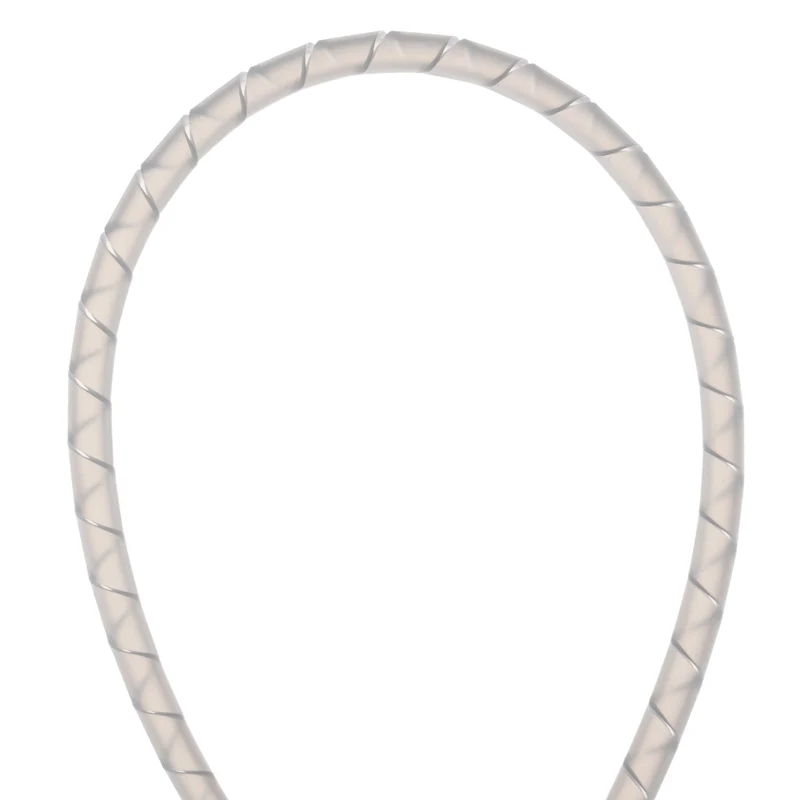 Spiral Wrap, Natural, PE, 0.1875" Min Dia., 100' Roll, PK1 T25F-C