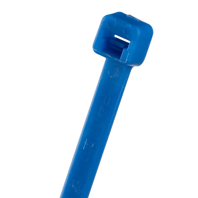 Cable Tie, Blue, PA6.6, 7.4"L (188 mm), 50lb, PK100 PLT2S-C6