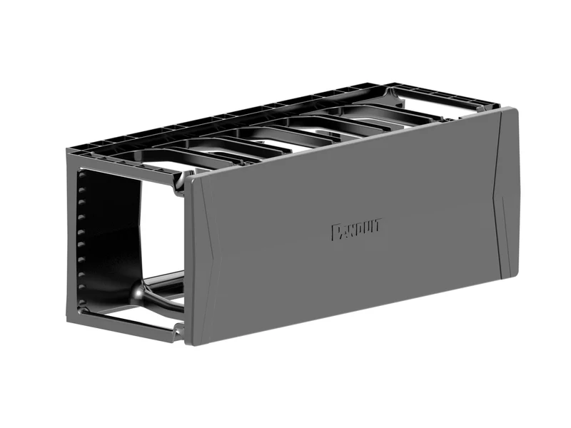 PatchRunner™ 2 Horizontal Single-Sided Manager, 4RU, Black PR2HF4